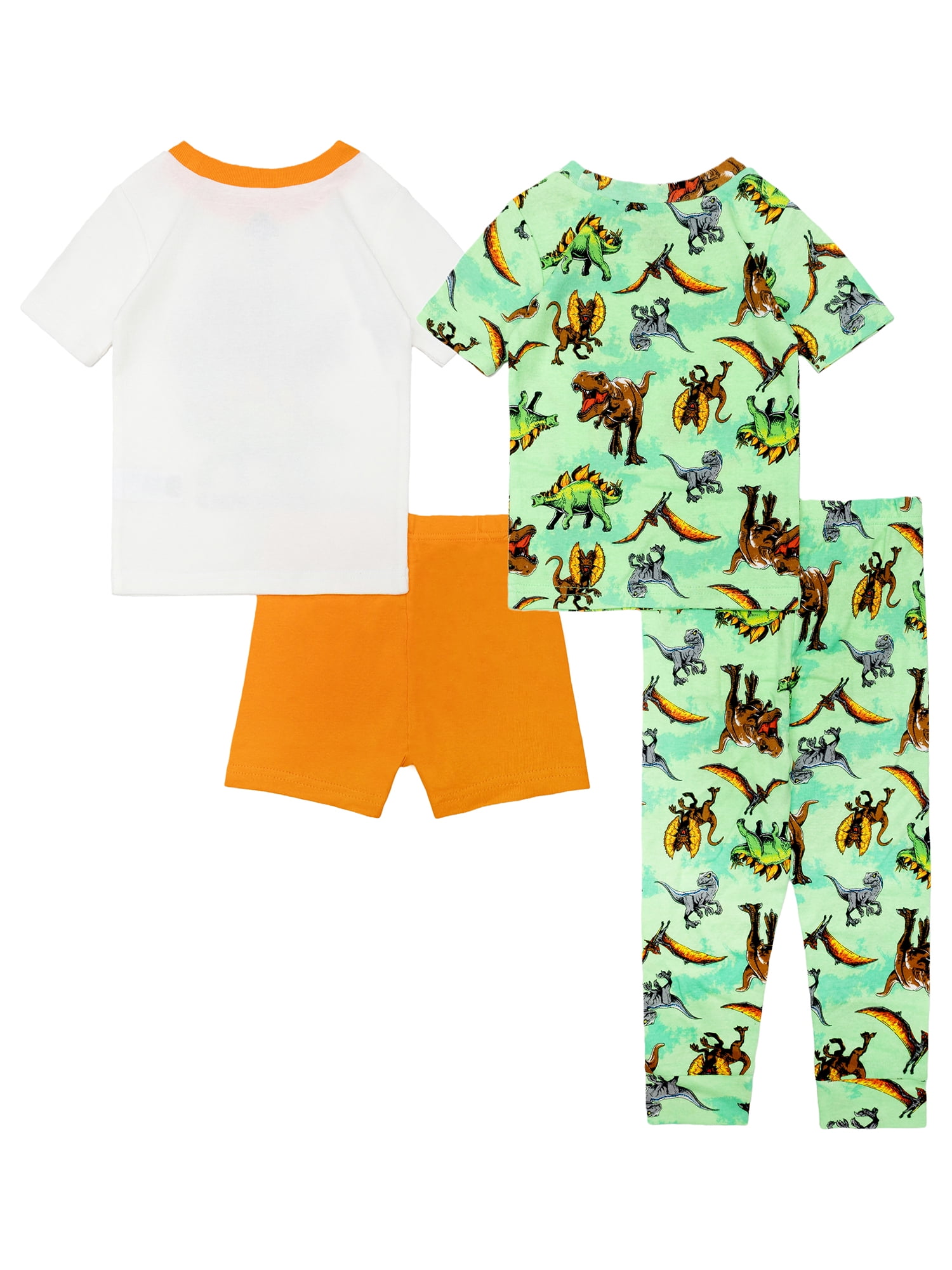 Character Toddler Boy Short Sleeve Top and Pant Pajama Set, 4-Piece, Sizes 2T-4T