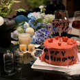 thumbnail image 3 of Lazo rosa EIOAUY de Cake Toppers, 11 unidades, con letrero de feliz cumpleaños, 3 of 6