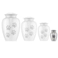 thumbnail image 5 of Reminded Pet Cremation Urns for Dog and Cat Ashes, Brass Memorial Paw Print Urn - Extra Small Keepsake Silver, 5 of 7