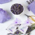 thumbnail image 2 of 12 bolsitas de lavanda con estampado floral, bolsitas vacías para fragancias, para un sueño relajante (morado claro), 2 of 7