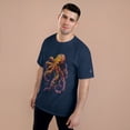 thumbnail image 3 of Retro Monster Octopus/Alien) Champion T-Shirt, 3 of 4