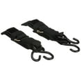 thumbnail image 2 of Attwood 15232-7 Quick-Release Transom Tie-Down Straps, Trailering, Padded Adjustable Buckle, S-Hooks, 2 Inches Wide, 4 Feet Long, 2 of 8