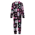 thumbnail image 4 of Like Nastya Pajamas One Piece Hooded Union Suit Onesie PJs Sleepwear, 4 of 8