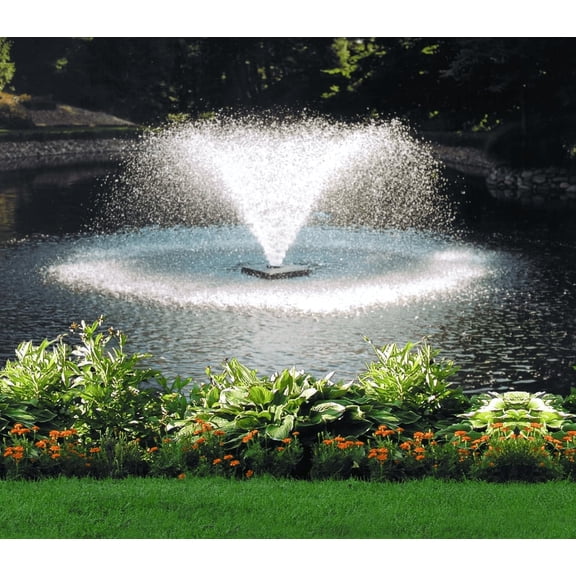 Scott Aerator Display Pond Aerator | Fountain for Small Ponds | 1/2 HP, 230V, 200ft Cord | Aerating Pond Fountain