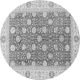 thumbnail image 1 of Ahgly Company Indoor Round Oriental Gray Traditional Area Rugs, 4' Round, 1 of 4