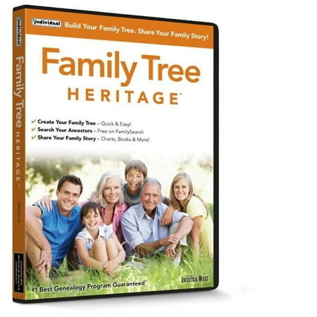 Family Tree Heritage 10 Electronic Software