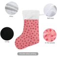 thumbnail image 3 of Coolnut Strawberry Christmas Stocking, Personalized Large Candy Stocking, Xmas Stockings Decoration Hanging Gift for Family Holiday Party Ornaments Decor Fireplace, 3 of 7