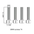 thumbnail image 2 of BTOER ATV Motorcycle CNC Aluminum Handle Bar Clamp Adapter Risers Taper 28mm Handlebar, 2 of 7