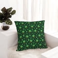 thumbnail image 6 of Fuzoiu Happy St. Patrick's Day Print Square Pillow Cover,Hidden Zipper Design,Luxury Square Pillow Case, Throw Pillow,Couch Cushion-20"x20", 6 of 7