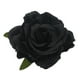 thumbnail image 2 of 3X Seda Pelo de la Flor Broche de la Boda Ramillete Clip de la Flor 8 cm Broche Accesorios - Negro, 2 of 8
