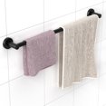 thumbnail image 1 of shiyou-Black Adjustable Single Towel Bar 11 to 23 Inch, Stainless Steel Hand Towel Bars Expandable Towel Racks, Wall Mounted Towel Racks with Screws for Bathroom Hand Towel Holder Hotel Style, 1 of 4