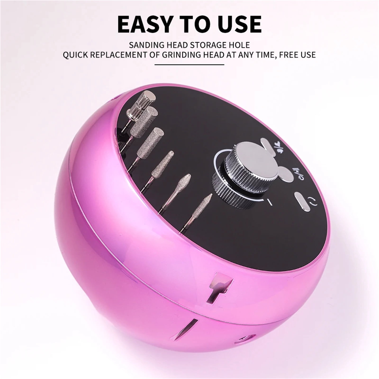 45000RPM Professional Electric Nail Drill Manicure Machine Low Noise Nails Sander Set Nail Salon Polisher Equipment Tools