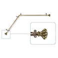 thumbnail image 2 of Maurice 13/16 inch Corner Window Curtain Rod 48-84" - Antique Brass, 2 of 3
