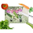 thumbnail image 2 of Caroline's Treasures Fuchsia and Hummingbirds Glass Cutting Board Large, 2 of 2