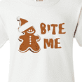 thumbnail image 4 of Inktastic Bite Me Gingerbread Youth T-Shirt, 4 of 5