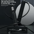 thumbnail image 5 of Dowellia Jump Rope with Counter, 2-in-1 Corded & Cordless Skipping Rope with LCD Display, 4 Modes and Adjustable Length, Weighted Jump Rope for Kids Women Men, Black, 5 of 7