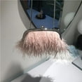 thumbnail image 3 of Wedding Purse Feather Crossbody Bag 3 Color Feather Luxury Women Bags Party, 3 of 16