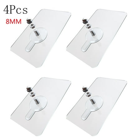 

Hxroolrp Home Decor Kitchen Cleaning Supplies Nail Free Wall Hook Screw Adhesive Non-Trace No Drilling for Bathroom Kitchen