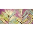 thumbnail image 2 of Loreth, Lanie 14x9 Gold Ornate Wood Framed with Double Matting Museum Art Print Titled - Palm Abstract, 2 of 4