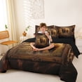 thumbnail image 3 of Feelyou Highland Cow Bedding Comforter Set 7 Pieces, Animal Queen Bedding Sets, 3 of 7