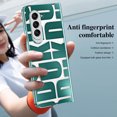 thumbnail image 3 of Allytechgroup Slim Case for Samsung Galaxy Z Fold 7, Shockproof Patterned Hinge Protection Plating Clear Hard PC Back Cover with Screen Protector for Galaxy Z Fold 7, Green, 3 of 7