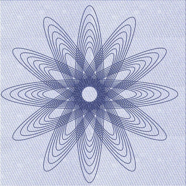 Ahgly Company Machine Washable Indoor Square Transitional Lavender Blue Area Rugs, 5' Square
