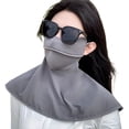 thumbnail image 1 of Sun Protection Guard Lightweight Quick-Dry Fabric Ice Silk Face Guard Shawl Design Semi-covered Face Neck Sun Shield, 1 of 8