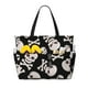 thumbnail image 1 of Fotbe black white Skull bone Bolsa de Viaje para Playa - Resistente al Agua, Bolsa Tote de Gran Capacidad y Ligera con 7 Bolsillos para Mujeres y Hombres, 1 of 7