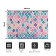 thumbnail image 5 of Multi Color Moroccan Checkered Pattern Door Rugs,Washable Non Slip Door Mats Indoor,Decorative Door Mats,Entry Mat Indoor for Entrance,Bedroom,Kitchen,Bathroom,16"x24", 5 of 6