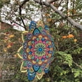 thumbnail image 5 of 1 Uds. 30*38cm 3D colorido viento girando mandala plegable giratorio campanas de viento, 5 of 5