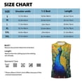 thumbnail image 4 of Kdxio Peacocks for Men's Muscle T-shirt,Sleeveless for Workout Running Athletic Gym Lounge Casual, 4 of 5