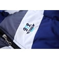 thumbnail image 2 of Abrigo De Invierno Para Niños Pequeños Niños Prendas De Abrigo Chaquetas Chaqueta A Rayas Para Bebés Cremallera Con Capucha Abrigo A Prueba De Viento Azul Odeerbi LM103-3156, 2 of 8
