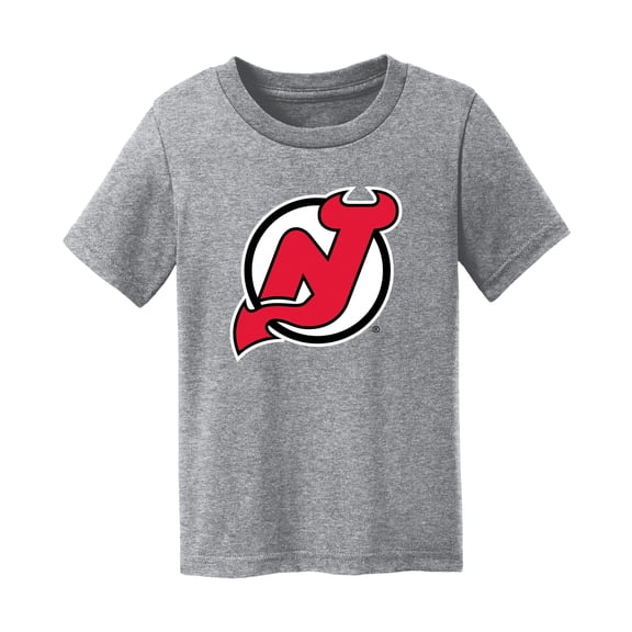 Infant Chad & Jake Heather Gray New Jersey Devils Primary Logo T-Shirt