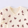 thumbnail image 4 of 3-6 Months Newborn Baby Cotton Bear Casual Long Sleeve Bodysuit Boy's Girl's Clothing, 4 of 4