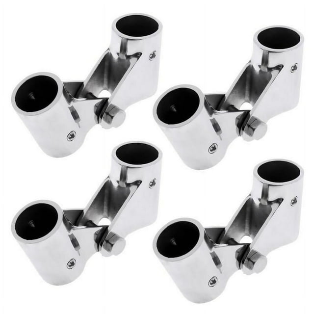 Raccords de Rail de Bateau en Acier Inoxydable 4pcs Raccord de Tuyau Pivotant 26MM