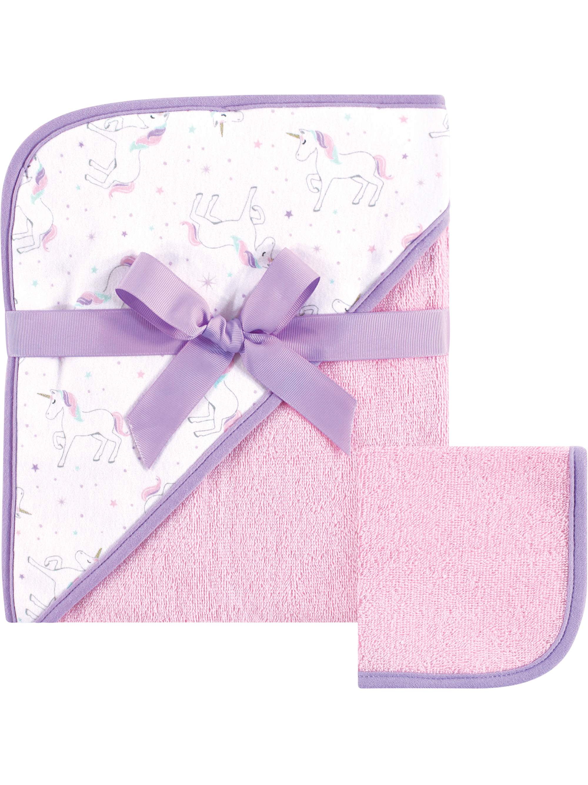 purple baby washcloths