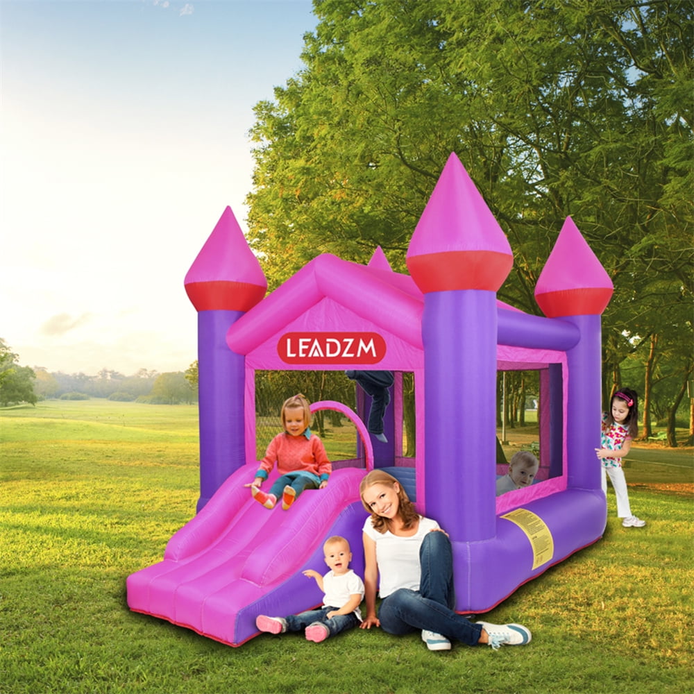Kepooman Inflatable Bounce House, 420d Oxford 840d Face Slide Castle Indoor/Outdoor Playhouse for Little Kids, Inflatable Bounce House-B Kepooman Inflatable Bounce House, 420d Oxford 840d Face Slide Castle Indoor/Outdoor Playhouse for Little Kids, Inflatable Bounce House-B