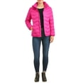 Time and Tru Women's Puffer Coat with Hood