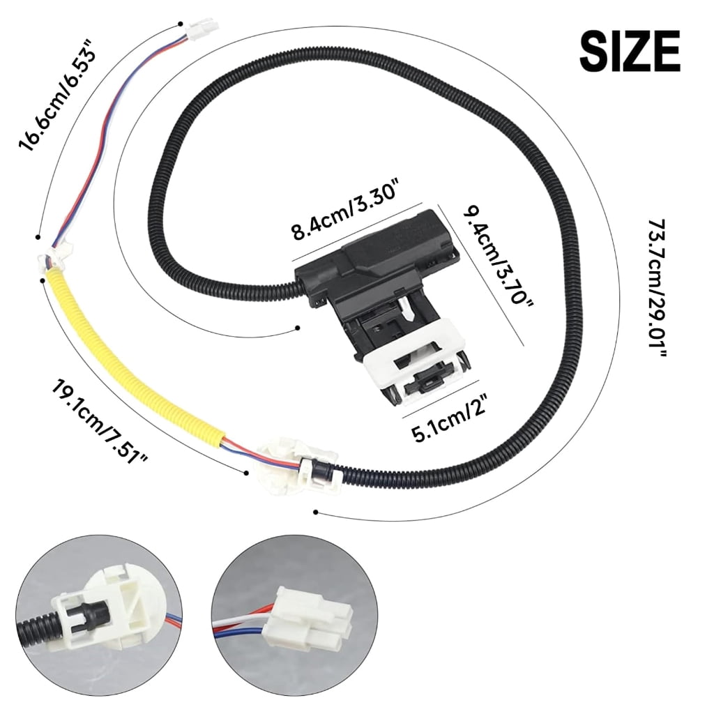 Washer Lid Lock Switchs Replace Fit for AP6832601 W10838613 W11307244 Appliances Washing Machine Lid Door LatchsAssembly