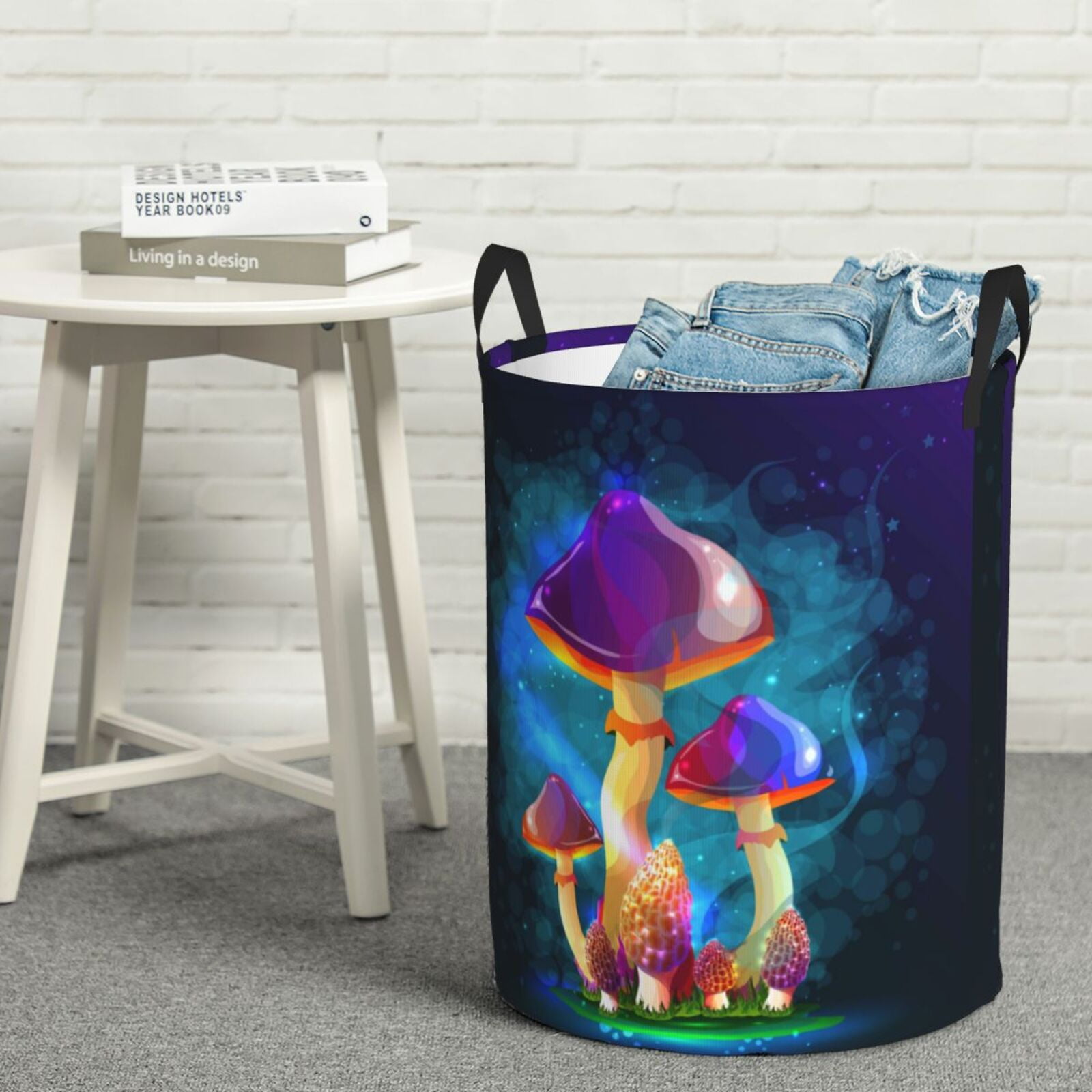 人気特価をすべて Gukieu Magic Mushrooms ,Fireflies Print Round Dirty Clothes テーブル・チェア・ハンモック