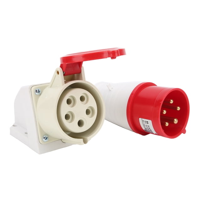Conector industrial, enchufe industrial 380-415 V Herramienta industrial Enchufe industrial Rendimiento inigualable