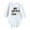 C#White8463, variant on CAIVO My First New Year Clothes Baby Boy Girl New Year Outfits Letter Print O-Neck Romper Jumpsuit Onesie Sets Boho Toddler Child Daily Wear