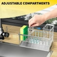 thumbnail image 4 of Soporte para esponja Sink Caddy Cisily 304 de acero inoxidable plateado, 4 of 5