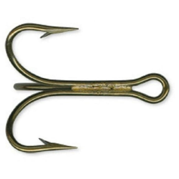 Mustad 3565 Treble Classic Hook, O'Shaughnessy , 2 Extra Strong - Bronze 5 Per Pack