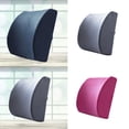 thumbnail image 4 of Unatoiry Lumbar Back Support Cushion Waist Pillow Office Home Car Chair Seat Black, 4 of 6