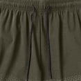 thumbnail image 7 of Dagegui Men's Quick Dry Athletic Shorts Lightweight Summer Workout Gym Shorts Drawstring Elastic Waist Short Pants with Zipper Pocket Army Green XL, 7 of 7