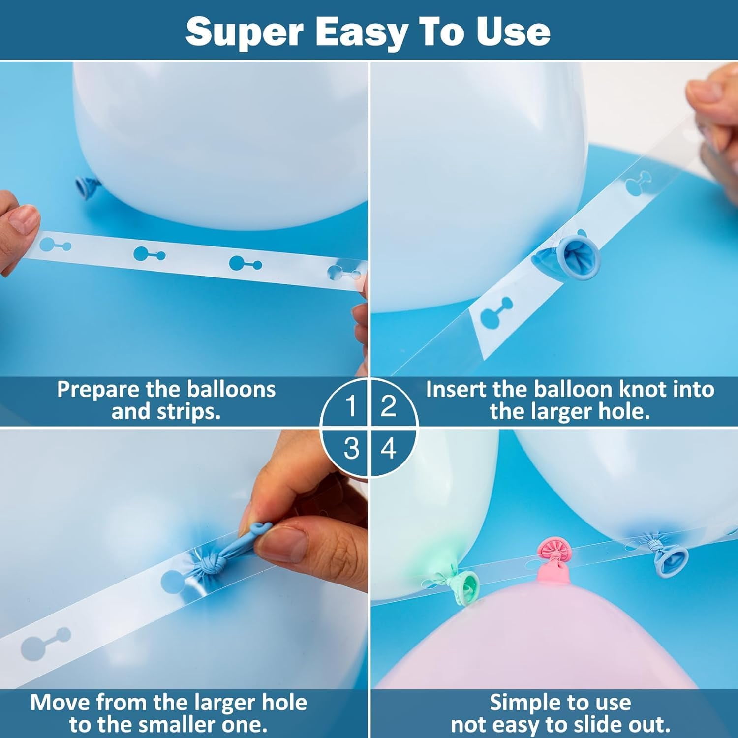 Balloon Arch Strip, 99ft Balloon Tape and 600 Glue Point Dots, Balloon Arch Kit for Garland, Party, Birthday, Baby Shower, Graduation, Graduation Decorations