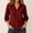 Wine women casual blouse for fall a1, variant on Yrmaups Loose Fit 3/4 Sleeve Button Down Blouse for Women, Casual Cotton Linen Collared Top, Soft Breathable Tee for Fall Winter Office Daily Wear, Navy S