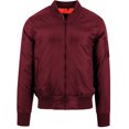 thumbnail image 2 of Build Your Brand Mens Contrast Bomber Jacket, 2 of 4