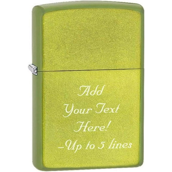 Zippo Lurid Custom Personalize Engraving Message Windproof Lighter 24513
